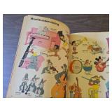 Vintage 1962 Walt Disney's Story Land Hardcover Book + Den Store Walt Disney's ORDBOK