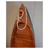 Super cute 72' Tall Canoe Shelf Floor Standing