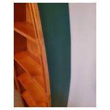 Super cute 72' Tall Canoe Shelf Floor Standing