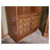 Absolutely Beautiful Mid Modern Shelves with bottom Cabinet 6' Tall