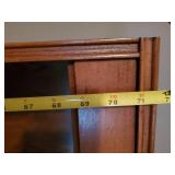 Absolutely Beautiful Mid Modern Shelves with bottom Cabinet 6' Tall