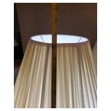 3 different Style Lamps 1 Adjustable Brass Floor lamp, 1 brass side table lamp, and 5' tall lamp