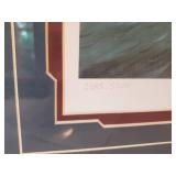 Very Rare Les Kouba and Bud Grant Signed Print 'Opening Day on Lake Mille Lacs'