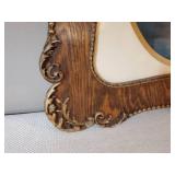 2 Gorgeous 28' Tall Turn of the century wood Frames with Lithos