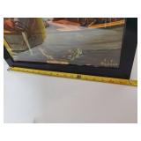 Framed Grain Belt Beer Ad 'End of a tough Day' Framed Print by JF Kernan