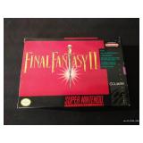 SNES Final Fantasy II - Complete in Box With Map! WOW!!!