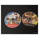 (2) PS2 Games - God of War & Warhammer - Discs Only