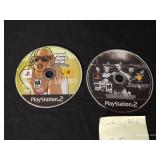 (2) PS2 Games - GTA: San Andreas & Getaway Black - Discs Only