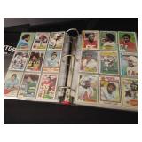 PACKED Vintage Football Card Album - 1970s & 1980s