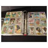 PACKED Vintage Football Card Album - 1970s & 1980s