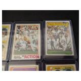 (8) Vintage Walter Payton Cards