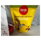 New Bird's Choice Hummingbird Window Feeder and Nectar