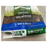 New 12 lb Bag of Scotts Turf Builder Thick'r Lawn Seed and Fertilizer