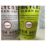 2 New Mrs. Meyer's Clean Day Dish Soap