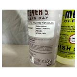 2 New Mrs. Meyer's Clean Day Dish Soap