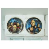 Vintage Star Trek The Next Generation Mini Plates Collection (2ct) All Good Things, Yesterday