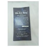 Vintage Star Trek Collectors Plate. We Are Borg. From Space, The Final Frontier Plate Collection. 1997