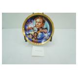 Vintage Star Trek Collectors Plate. Star Trek Talking Collector Plate. 1999. Franklin Mint