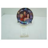 Vintage Star Trek Collectors Plate. Women of Star Trek. from Star Trek 30 Years Plate Collection. 1997
