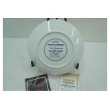 Vintage Star Trek Collectors Plate. Second in Command. from Star Trek 30 Years Plate Collection. 1997, with certificate of authenticity, signed and numbered 2392A.