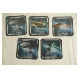 Vintage Star Trek cardboard drink Coaster Collection