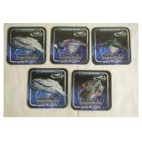 Vintage Star Trek cardboard drink Coaster Collection