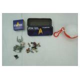 Star Wars Micro Machines; Star Trek Collectible Watch Tin; Pokemon Poke Ball