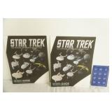 Eaglemoss Star Trek The Official Starships Collection Series Guides 2ct