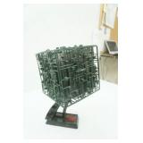 1994 Star Trek The Next Generation Borg Cube Ship. Stands 14" tall