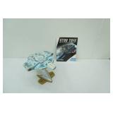 Star Trek Deep Space Nine U.S.S. Defiant NX-74205 Model and Book. Stands about 8.5" tall