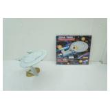 Star Trek Starship Enterprise NCC-1701-D Model. Stands about 11" tall