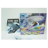 Star Trek Starship Enterprise NCC-1701-D Model. With Book & Box, No Stand