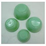 Vintage Fire King Jadeite Nesting Bowls