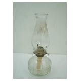 Vintage Pressed Glass Oil Lamp