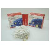 2 Boxes of Snowflake Icicle Lights