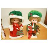 Animated Christmas Figurines