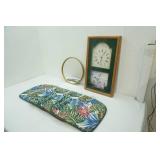 Round Mirror, Ingraham Clock, Patio Seat Cushions