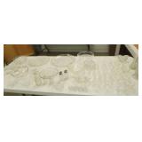 Collection of Clear Vintage Glass Pieces