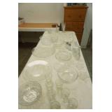 Collection of Clear Vintage Glass Pieces