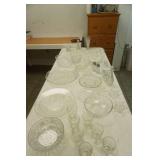 Collection of Clear Vintage Glass Pieces