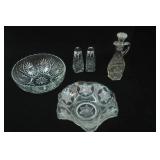Collection of Clear Vintage Glass Pieces