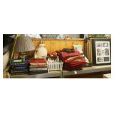 Books, Decor, Shop Broom, Blanket