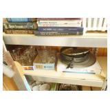 Books, Decor, Shop Broom, Blanket