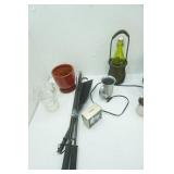 Espresso Machine, travel grill, fire poker, pewter mug, and more