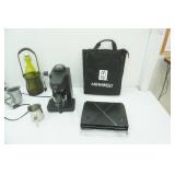 Espresso Machine, travel grill, fire poker, pewter mug, and more
