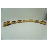 Walt Disney Watch Collectors Club Wooden Train Set. Engine and 6 Cars