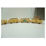 Walt Disney Watch Collectors Club Wooden Train Set. Engine and 6 Cars