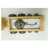 Walt Disney Watch Collectors Club Wooden Train Set. Engine and 6 Cars