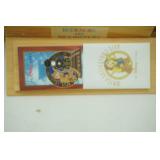 Walt Disney Watch Collectors Club Wooden Train Set. Engine and 6 Cars