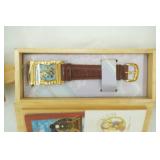 Walt Disney Watch Collectors Club Wooden Train Set. Engine and 6 Cars